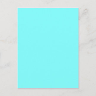 Carte Postale Baby Blue Color Customisé Designer