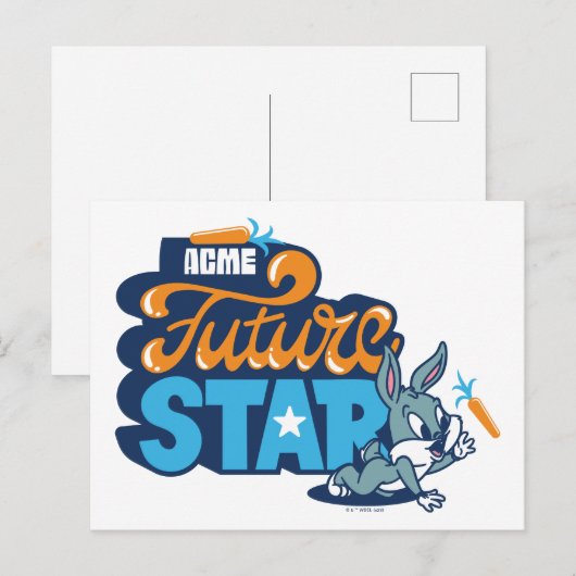 Carte Postale Baby BUGS BUNNY™ - Future Star (Devant / Derrière)