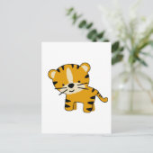Carte Postale Baby Cartoon Tiger Boy (Debout devant)