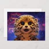 Carte postale Baby Cheetah (Devant / Derrière)