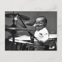 Carte Postale Baby Drummer