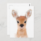 Carte postale Baby Fawn (Devant / Derrière)