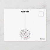 Carte Postale Baby Ghosts Éffrayant mignon Halloween humeur (Dos)