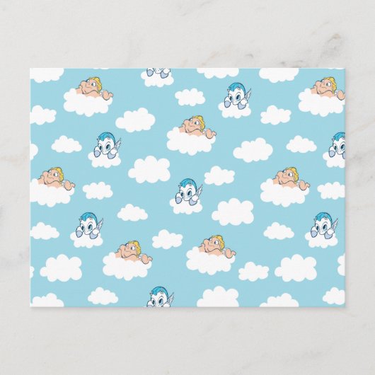 Carte Postale Baby Hercules and Pegasus Cloud Pattern Postcard (Devant)