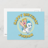 Carte Postale Baby Hercules Riding Pegasus Postcard (Devant / Derrière)