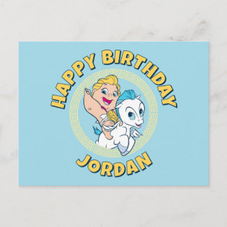 Carte Postale Baby Hercules Riding Pegasus Postcard