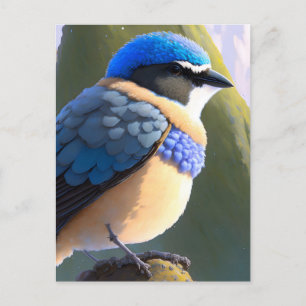 Carte Postale Baby Mountain Bluebird, poste