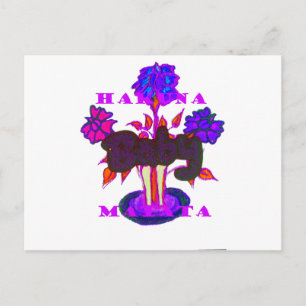 Carte Postale Baby plante Hakuna Matata cadeaux.png