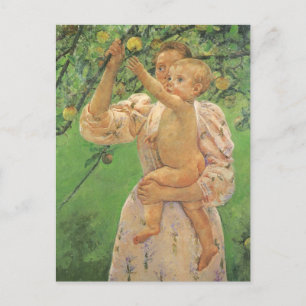 Carte Postale Baby Reaching for an Apple par Mary Cassatt