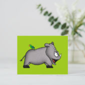 Carte Postale Baby Rhino (Debout devant)