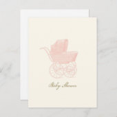 Carte postale baby shower (Devant / Derrière)