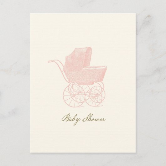 Carte postale baby shower (Devant)