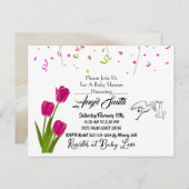 Carte Postale Baby shower (Devant / Derrière)