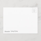 Carte Postale Baby shower (Dos)