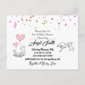 Carte postale baby shower (Devant)