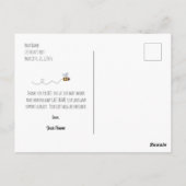 Carte postale Baby shower (Dos)