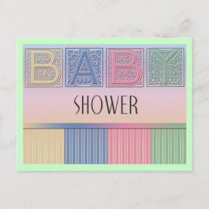 Carte postale baby shower