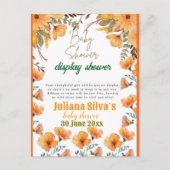 carte postale baby shower d'affichage (Devant)