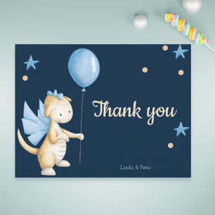 Carte Postale Baby shower de Merci de  de la Marine Blue Baby Dr