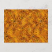 Carte Postale Baby shower d'Halloween Spiderweb Invitation (Dos)