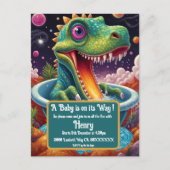 Carte Postale Baby shower Dino-Mite (Devant)