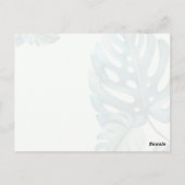 Carte postale baby shower Dinosaur (Dos)