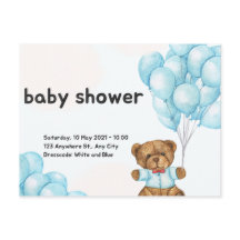 baby shower d'invitation