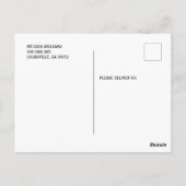 Carte Postale Baby shower du marché des fermiers cultivé localem (Dos)