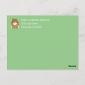 Carte Postale Baby shower écossais Highland Cow (Dos)