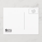 Carte postale Baby shower fille (Dos)