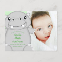 Baby shower Hippo