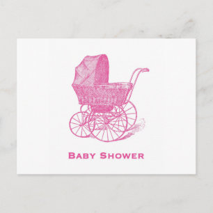 Carte postale baby shower Invitation