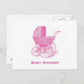 Carte postale baby shower Invitation (Devant / Derrière)