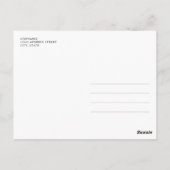 Carte Postale Baby shower Little Cutie (Dos)