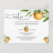 Carte Postale Baby shower Little Cutie (Devant)