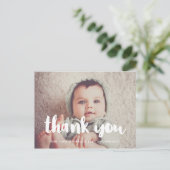 Carte Postale Baby shower merci (Debout devant)