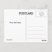 Carte postale Baby shower nautique (Dos)