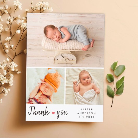 Carte Postale Baby shower photo 3 moderne