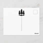 Carte Postale BABY SHOWER | Rustique Forêt Buffalo Checks (Dos)