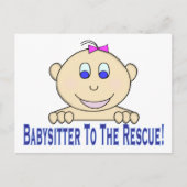 Carte Postale Babysitter À L'Secourt (Devant)
