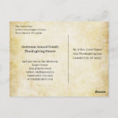 Carte Postale babyturkeycolorsdamaskcercles (Dos)