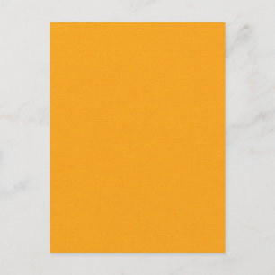 Carte Postale BAC DE COULEUR SOLIDE ORANGE CRÉAMSICLE DE papier 
