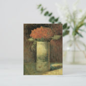 Carte Postale Bac de fleurs (Debout devant)