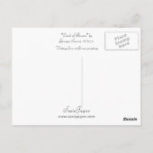 Carte Postale Bac de fleurs (Dos)