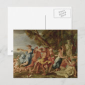 Carte Postale Bacchanal devant un Herme, c.1634 (Devant / Derrière)