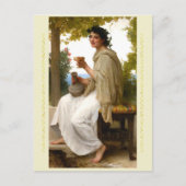 Carte Postale Bacchante par William Bouguereau (Devant)