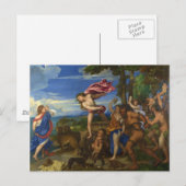 Carte Postale Bacchus et Ariane par Titien (Devant / Derrière)