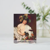 Carte Postale Bacchus par Caravaggio (Debout devant)