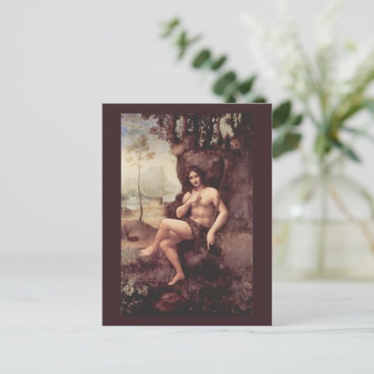 Carte Postale Bacchus par Leonardo da Vinci (Debout devant)
