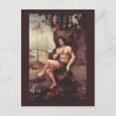 Carte Postale Bacchus par Leonardo da Vinci (Devant)